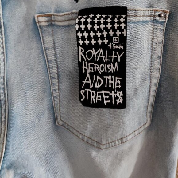 NWOT Ksubi Chitchi Kut Nimbus Button Front Jeans - Picture 5 of 6